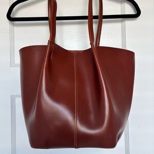 Portland Leather Goods Large Devan in Madrone